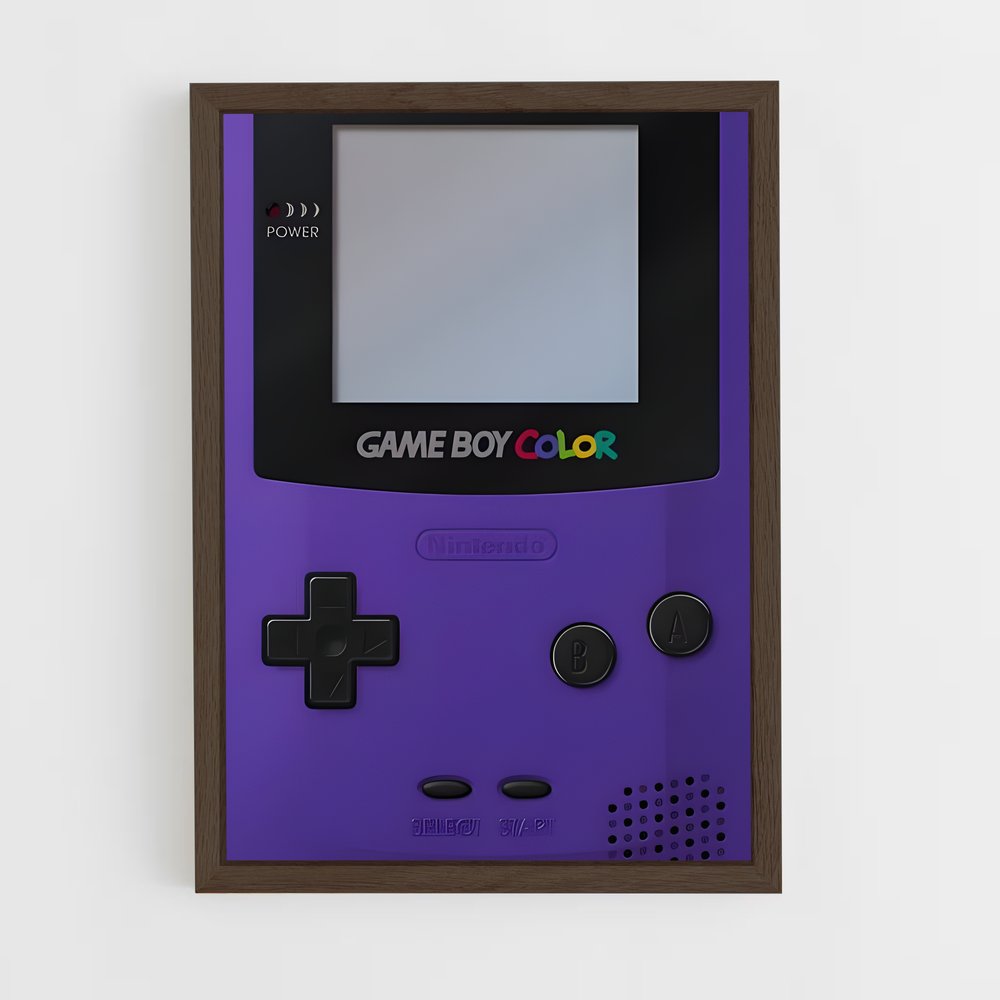 Poster Gameboy color – affiche Consoles (vue 5)